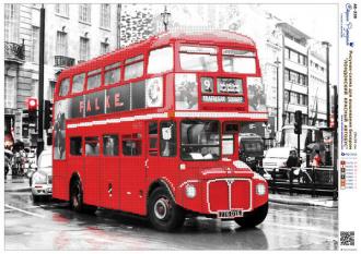 АЕ-338 Красный автобус Лондона 29х39