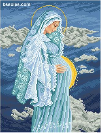 БУДМ Богомладенец в Утробе Девы Марии 31,1х41