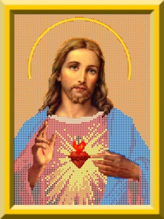 KБИ - 4015 Св.Сердце Иисуса 19х26