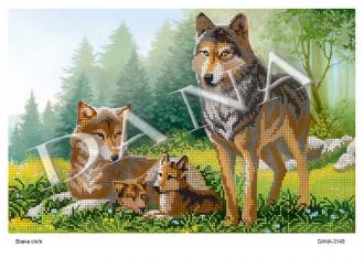 DANA-3149 Волчья семья 39,5х25,5