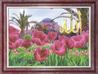 КБП-3056 Тюльпаны у мечети Айя-Софии 26х35,5