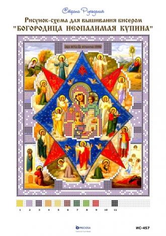 Неопалимая Купина Богородица (ИС-457) 17х21