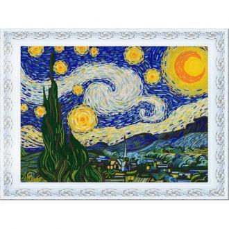 НИК 8499 Звездная ночь (Ван Гог) 45х60 полная зашивка